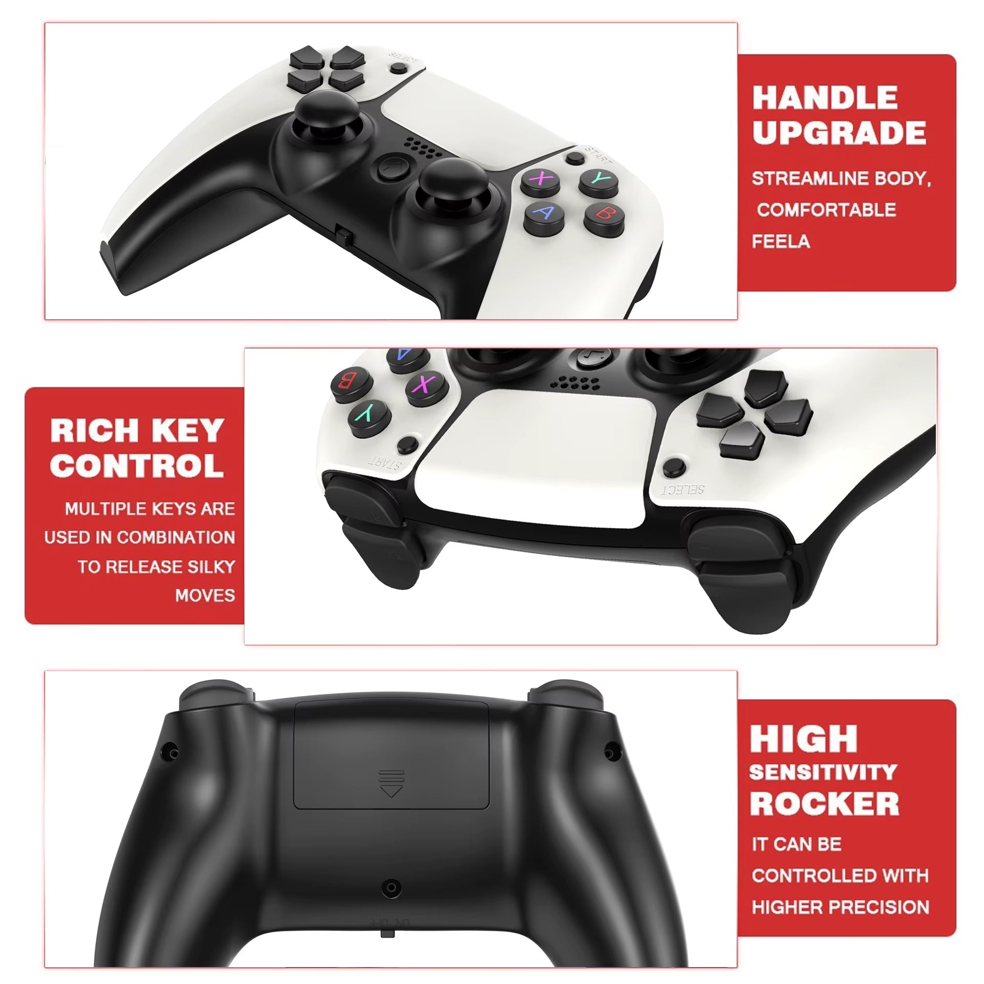 NEW Q10 3D Game Stick 128G Video Game Console Retro 4K Home Console 2.4G Double Wireless Game Controller Supporting for PSP Gift