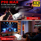 P90 Max Video Game Console W 2 Wireless Controllers 19000+ Retro Games Support 4K 1080P Androd11 Portable Smart Gaming Projector